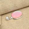 Pink Australian Triplet Opal Gemstone 925 Sterling Silver Handmade Jewelry Pendant