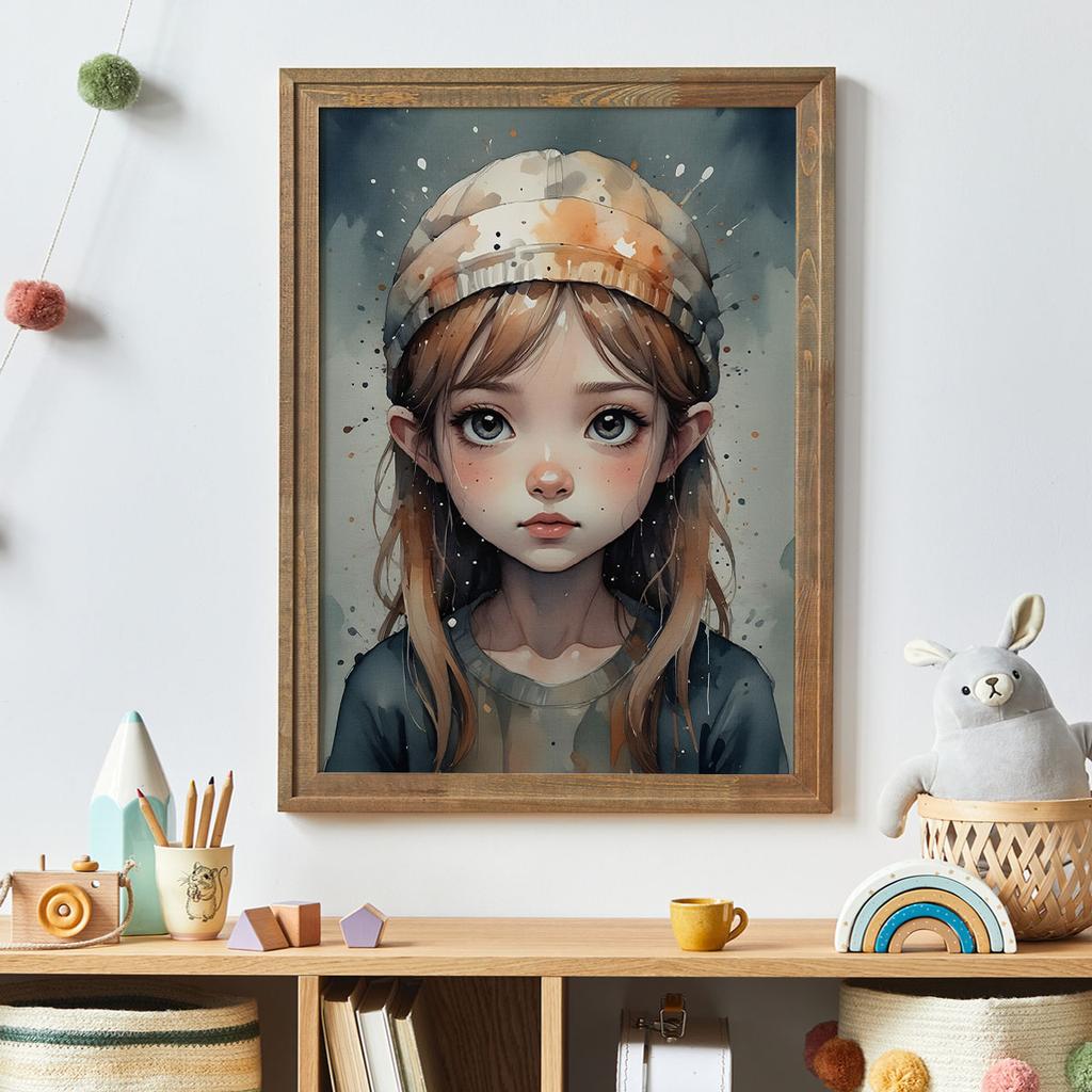 Plakat dla dziecka portret