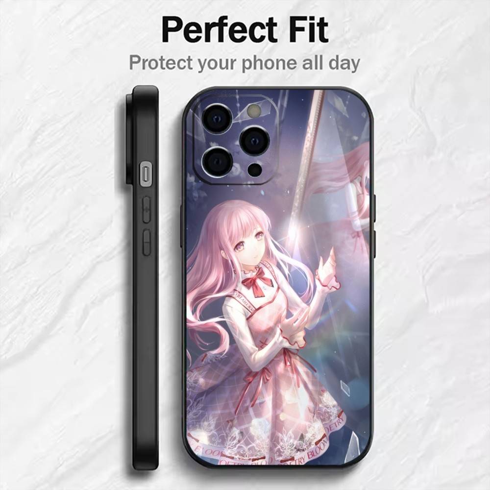 SSR Shin-ing Game N-Nikki-iES Phone Case For iPhone17,16,15,14,13,12 Plus,Max Soft Silicone Black Cover