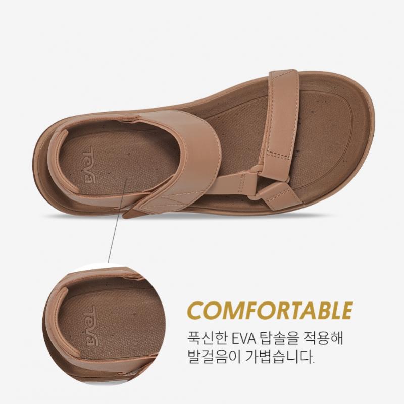 Teva Women S Soft Leather Sandal Slingback Stvf2412570 Tey