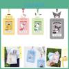 Lovely Threeleaves Keychain Card Holder With Multiple Compartments