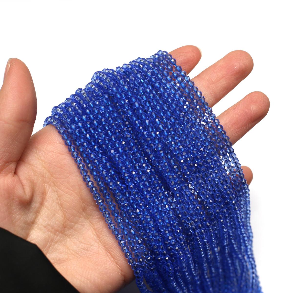

10 ниток, модные бусины из натурального камня, синей шпинели, 3 мм, круглые, свободные, разделительные бусины для самостоятельного изготовления ювелирных изделий, ожерелья, браслета, аксессуаров для ножного браслета, 38 см 10String/38cm синий