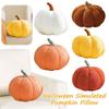 Halloween Simulated Pumpkin Pillow Plush Pillow 3D Pumpkin Shaped Pillow for Home Decor Halloween Party Favors