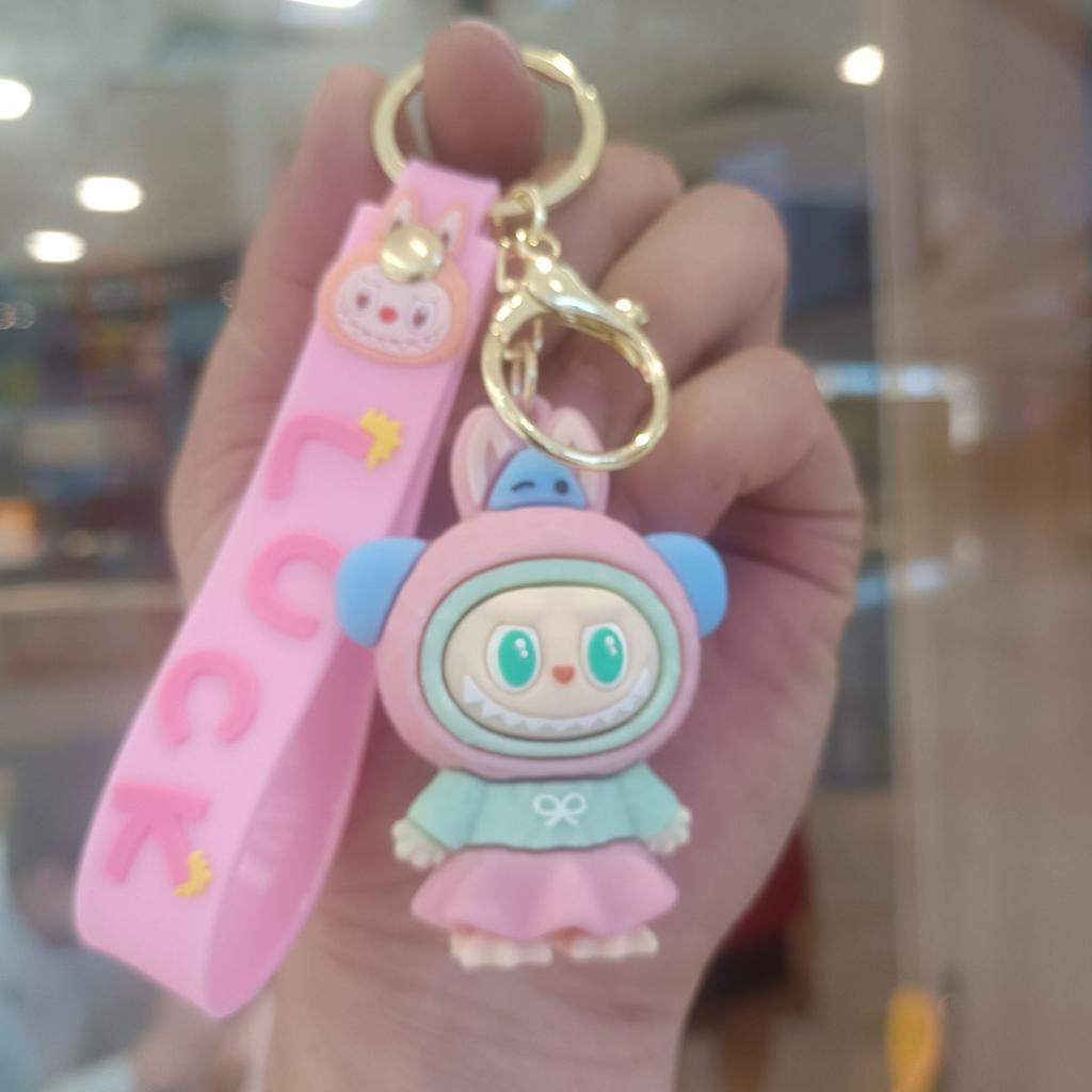 Buck Tooth Sheep Keychain Cute Cartoon Doll Schoolbag Pendant Car Key Chain Gift