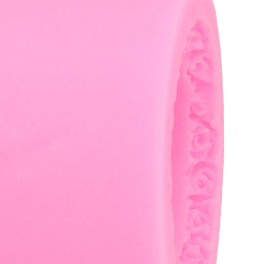 2pcs Pink Fondant Mould Durable Cake Mould Fondant Silicone DIY Cake Making