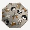 1 szt. Leśne stworzenia Automatyczny Otwierany/Zamykany Składany Parasol, Kompaktowy Przenośny Parasol Podróżny yy251230164
