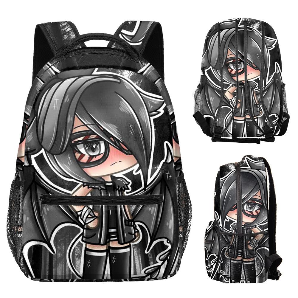 Hip Hop Kpop Youthful School Bags Unisex Cute Gacha Life Travel Bags 3D Print Oxford Waterproof Notebook Shoulder Backpacks