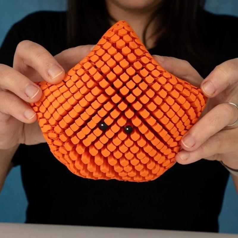 צעצוע Fidget קישוט שולחני גמיש אמנות מודפסת בתלת מימד כוכבת ים מפרקית הקלה על מתח מתנה לילדים ומבוגרים צעצועים ויזואליים