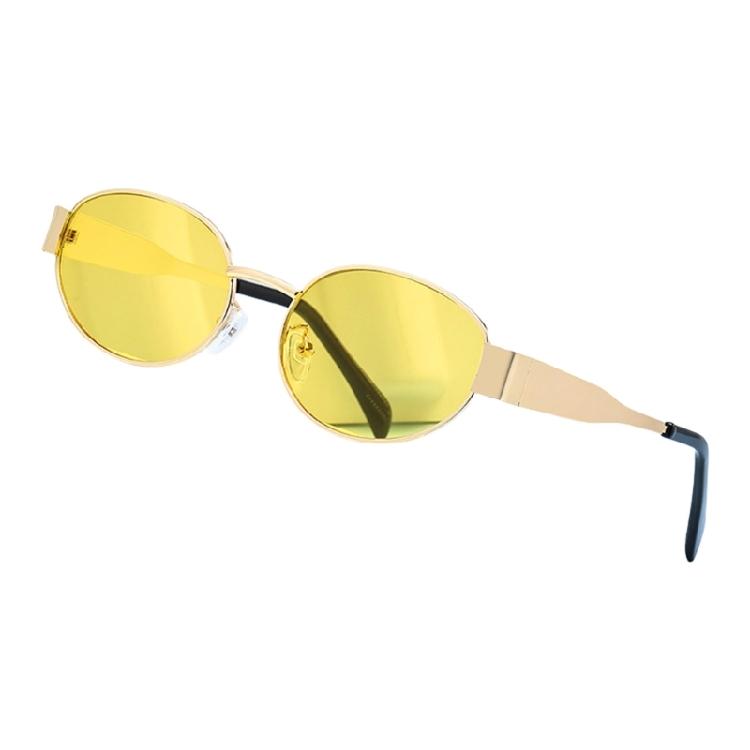 

Stylish Ovals Metal Sunglasses Multienvironment Cycling Eyewears Windproof Goggles for Biking and Outdoor Sports