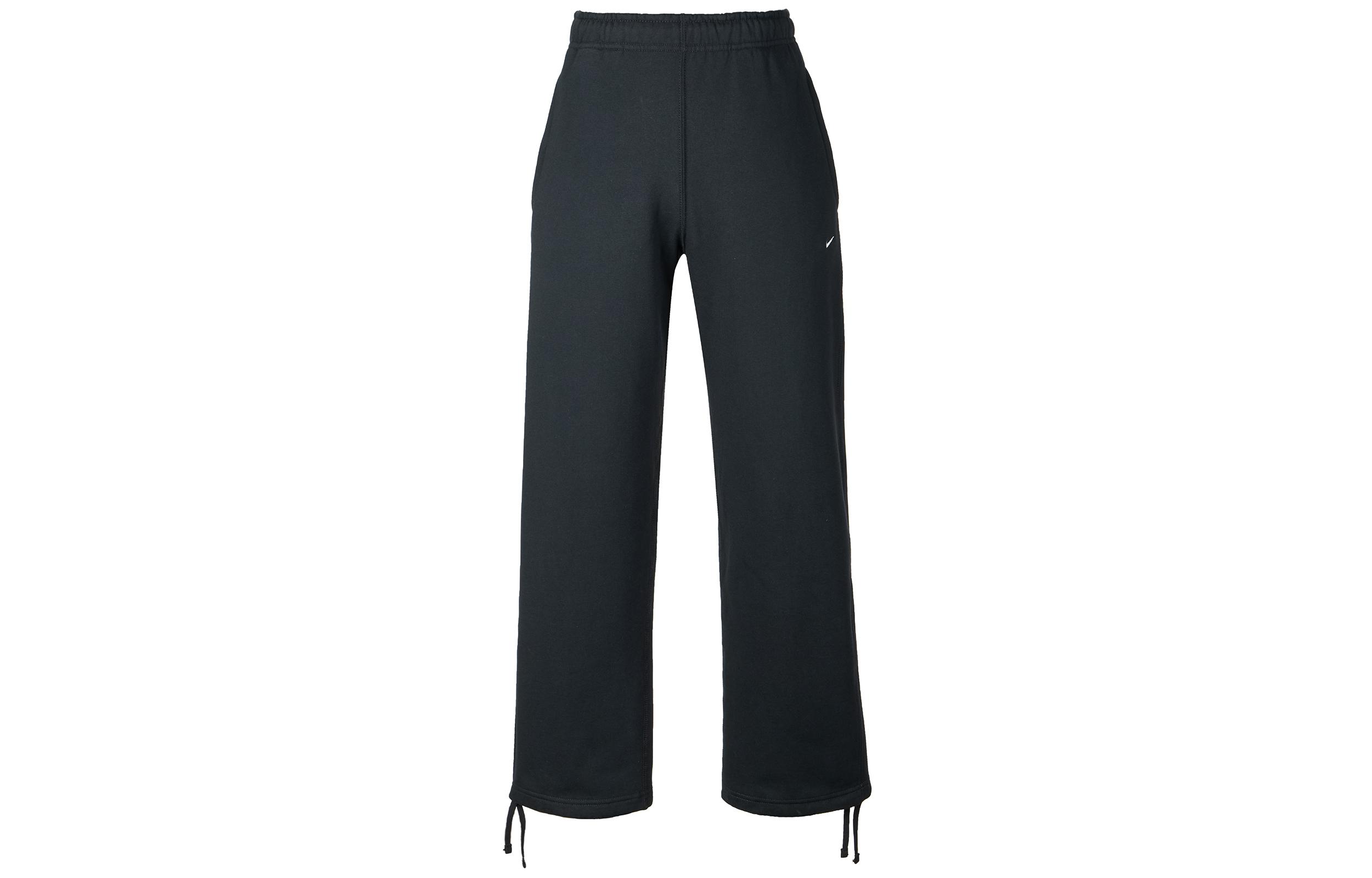 Nike Solo Swoosh Minimalist Style Comfortable And Stylish Classic Fleece Lined Pants Knitted Sweatpants Men s Black HV1091-010 XXL
