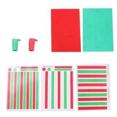 Red Green Vision Reading Aid Red Green Transparent Plastic Film Sheet Myopia Amblyopia Reading Unit