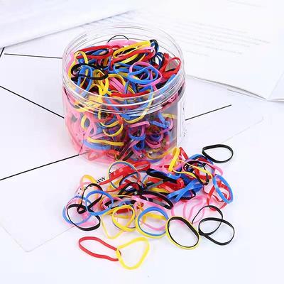 Disposable Rubber Hair Bands for Girls and Babies, Strong Grip, Gentle On Hair, Colorful Hair Accessories.