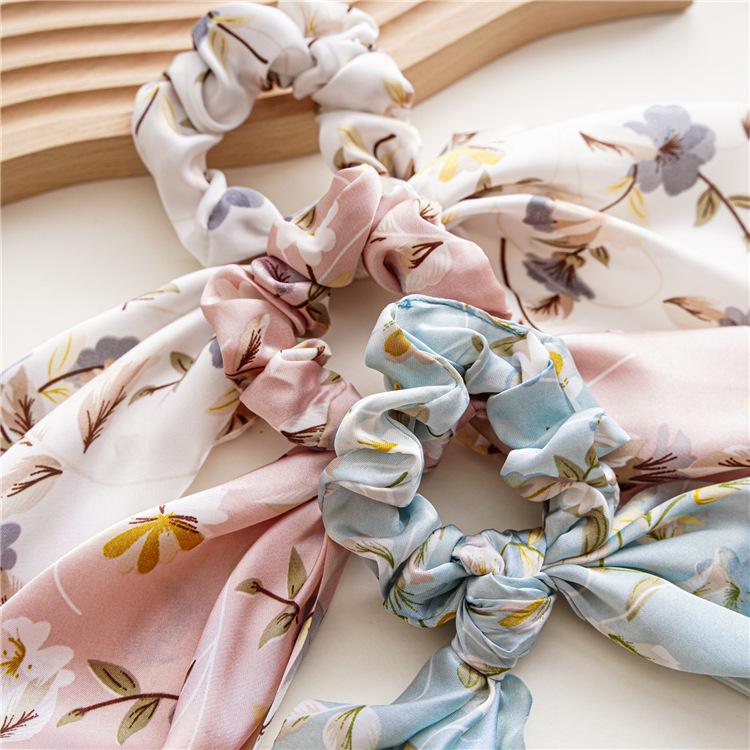 Three-state Satin Ribbon Big Hairband, Big Bow Hair Accessory, Big Flower Fabric Hair Decoration, Women's Hair Bun Accessory