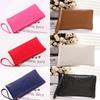 Elegant Crocodile Texture Leather Wristlet Wallet for Women with Zipper Organizer Phone Cards Cash Holder Activity Diaper Bags