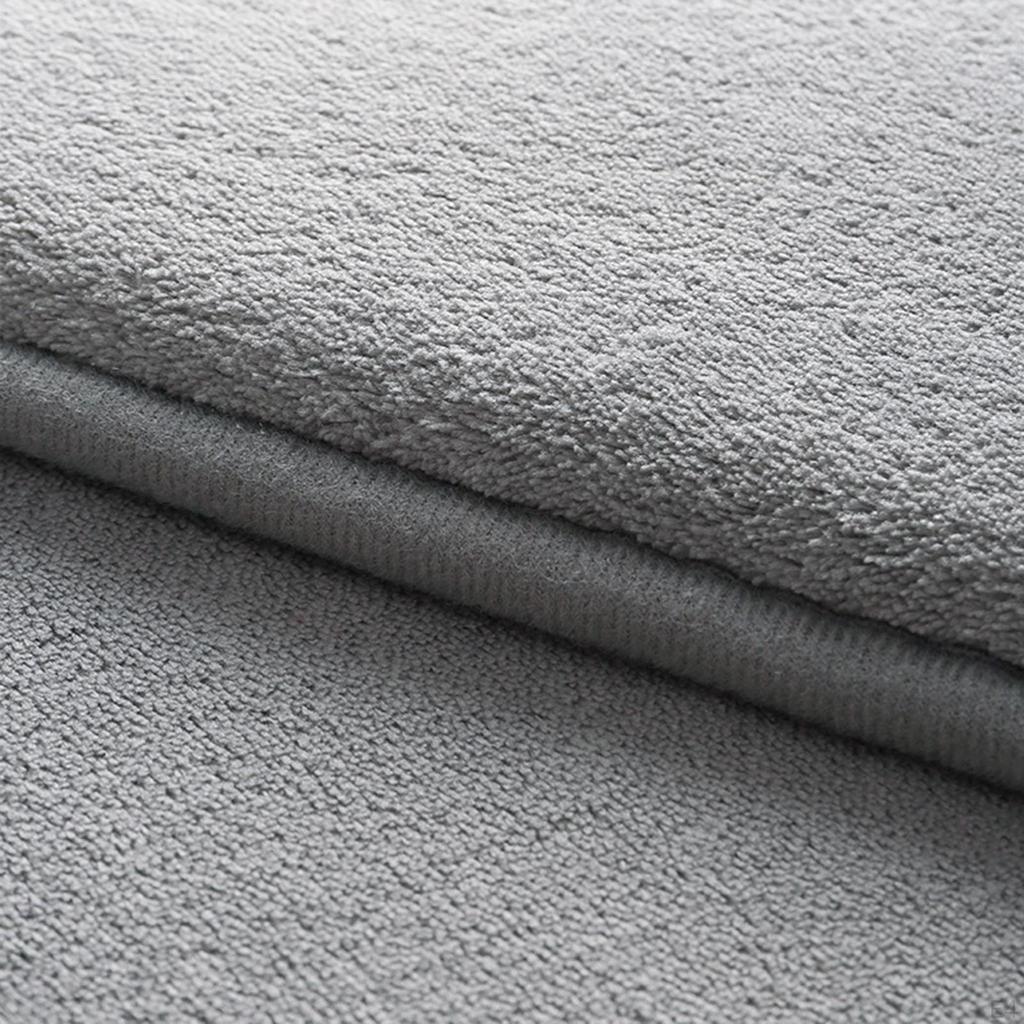 3 Piece Bathroom Rug Soft Carpet Absorbent Polyester Machine Washable Non Slip Floor Mat for