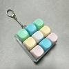 9 Keys Keyboard Fidget Keychain Antistress Keyboard Button Fingertip Key Cap Pendant Stress Relief Toys For Children Adults Gift