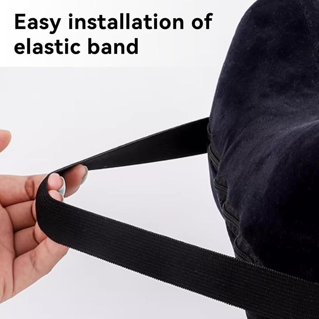 Car Headrest Pillow, 2PCS Soft Comfortable Vehicle Neck Pillow Cushion, Head Rest Pad Accessories For Driving Fatigue Relief, Universal Car Interior
