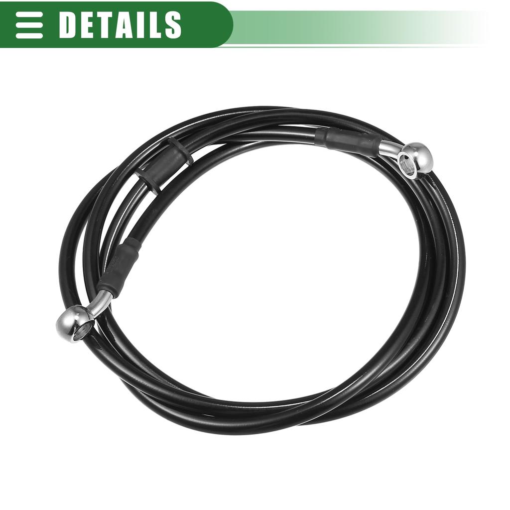 Motoforti Universal, Durable Brake, Clutch, and Oil Hose Set for Motorcycles, ATVs, and Off-Road Bikes, 28° Angle, 170cm