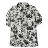 Japanese-Style Vintage Floral Full-Print Shirt for Men, Summer High-End Casual Loose Short-Sleeve Shirt