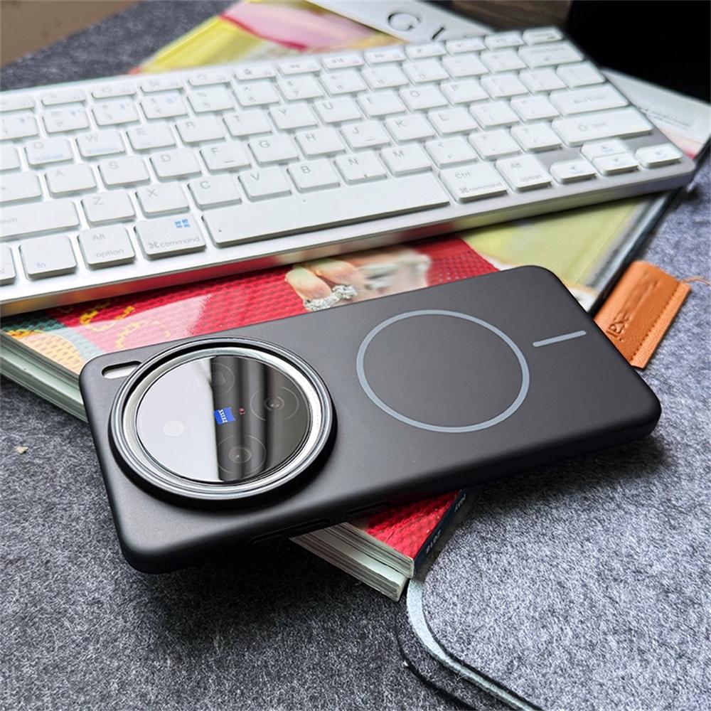 Ultra Thin Solid Color Magnetic Wireless Charging Matte Case For VIIVO X200 Ultra X200 Pro MINI X200S Slim Hard PC Phone Cover