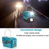 AC 220V For Makita/Ryobi/Bosch/Dewalt/Milwaukee 18V Lithium Battery Outdoor Inverter Generator 200W Inverter Power LED