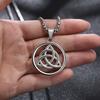 Viking Mjolnir Necklace,Thor's Hammer Pendant, Stainless Steel Viking Necklace,Viking Jewelry, Strength Amulet, Norse Mythology