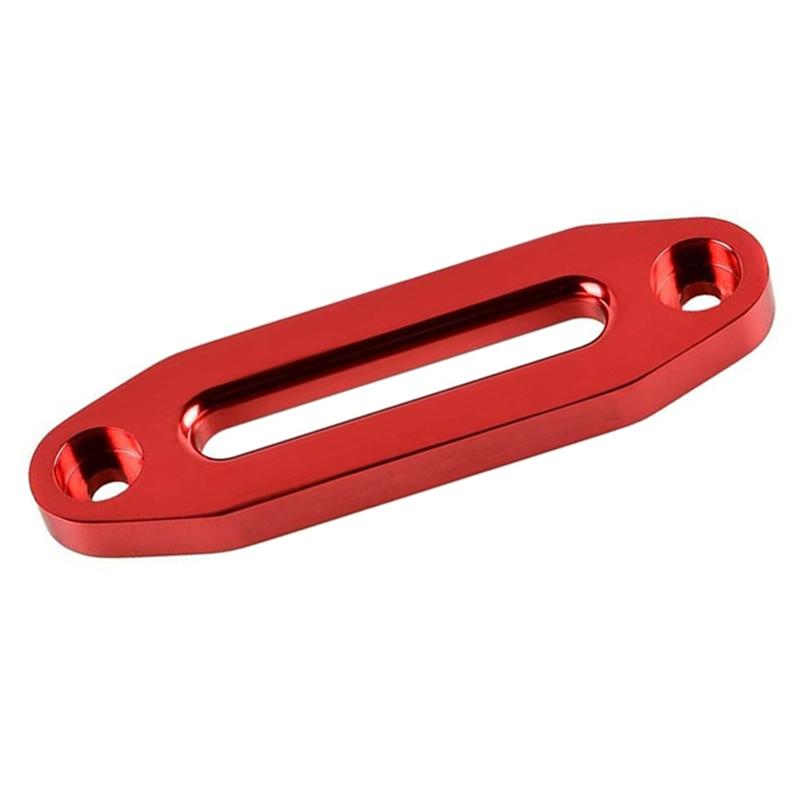 New 5500Lbs/6000Lbs/4500Lbs Winch Rope Guide Black Red Silver Aluminum Fairlead For SUV ATV UTV Snowplow Rope Guide