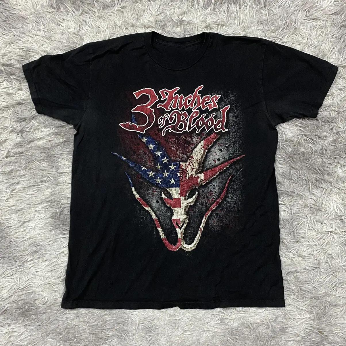 Vtg Metal band 3 inches of blood tour Short Sleeve T Shirts SA405 S