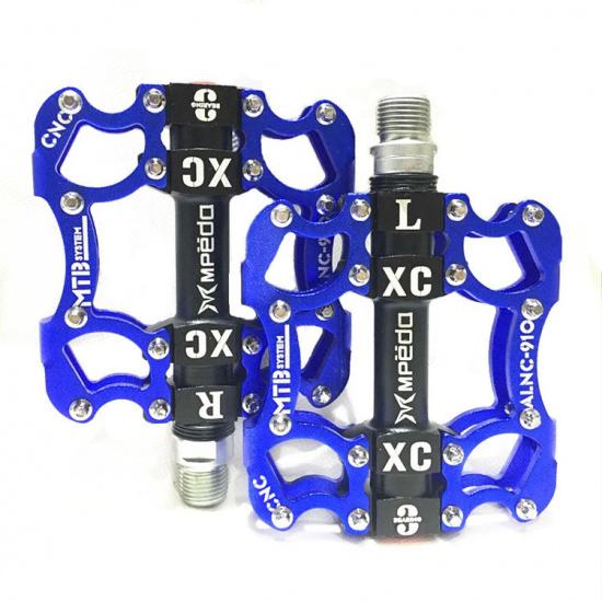 Bicycle Pedal MTB BMX Sealed 2 Bearing Cleats Pegs Road Mountain Bike Aluminum Alloy Anti-slip Cycling Parts