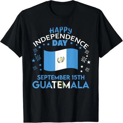 Guatemala 203rd Independence Day Guatemalan Pride Guatemala T-Shirt,100% Cotton