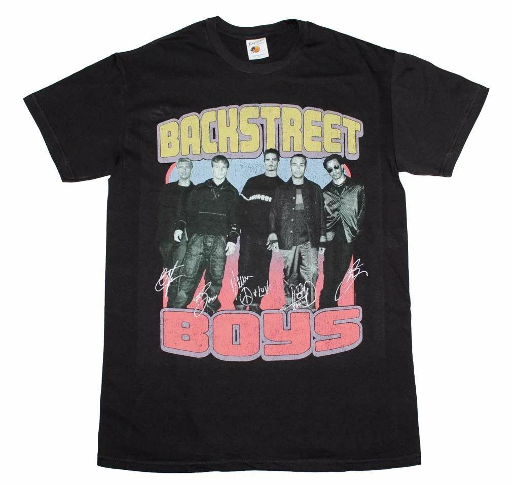 Backstreet Boys Vintage Destroyed Mens Cotton T-Shirt 2XL