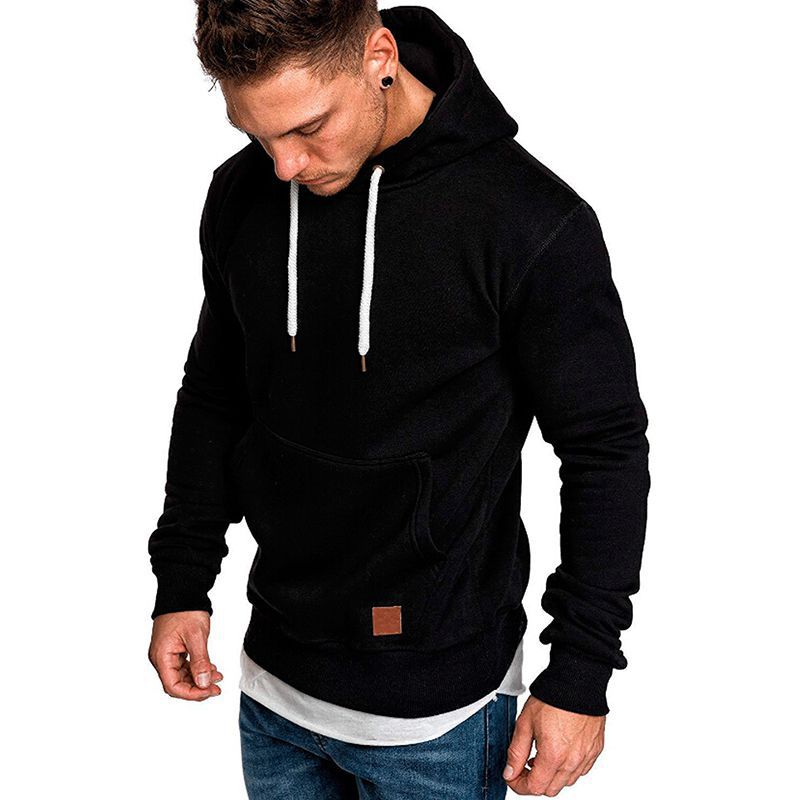 Hooded Hoodies Mens Sweatshirt Sweater Jumper Comfy Pullover Outwear Coat Tops