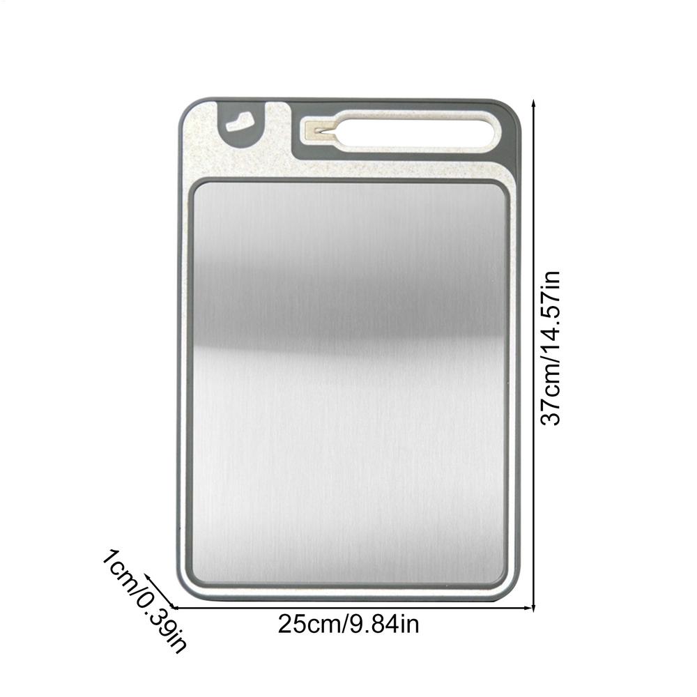 Titanium Cutting Boards for Kitchen Double-Sided Chopping Board Portable Food Grade Cutting Mat Serving Tray for Cooking Outdoor
