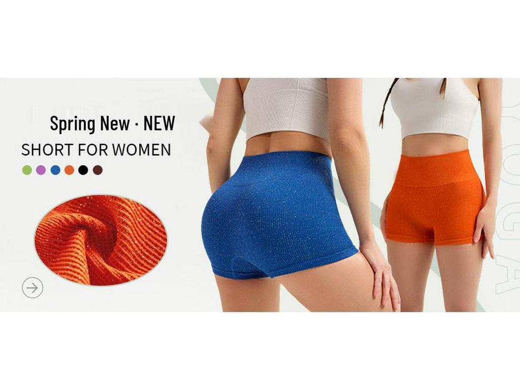 Nahtlose Damen-Yoga-Leggings mit hohem Bund und Po-Lifting