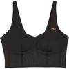 X Pamela Reif Kollaboration Top Korsett Einfarbig Lässig Slim Fit Sport-BH Damen Unterwäsche Schwarz 525143-01