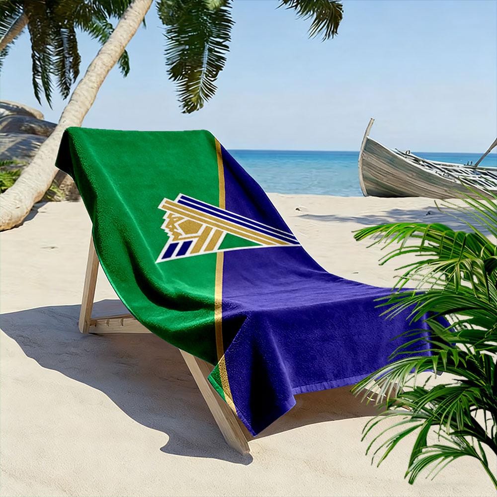 Geometric Tribal Design Beach Towel Patterned beach towel quick dry perfect for travel outdoor sports jogging the beach and swimming