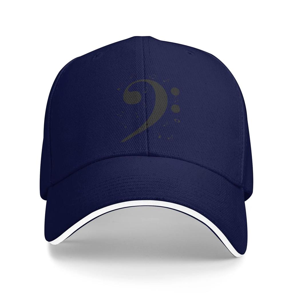 Bass Clef Music Logo Sun Baseball Cap Musical Style FA Spring Fashion Trucker Hat For Unisex Women Hiking Fishing Baseball Caps