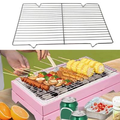 BBQ Werkzeuge Grill Grillen Mesh Net Edelstahl Paket Inhalt Platzieren Brot
