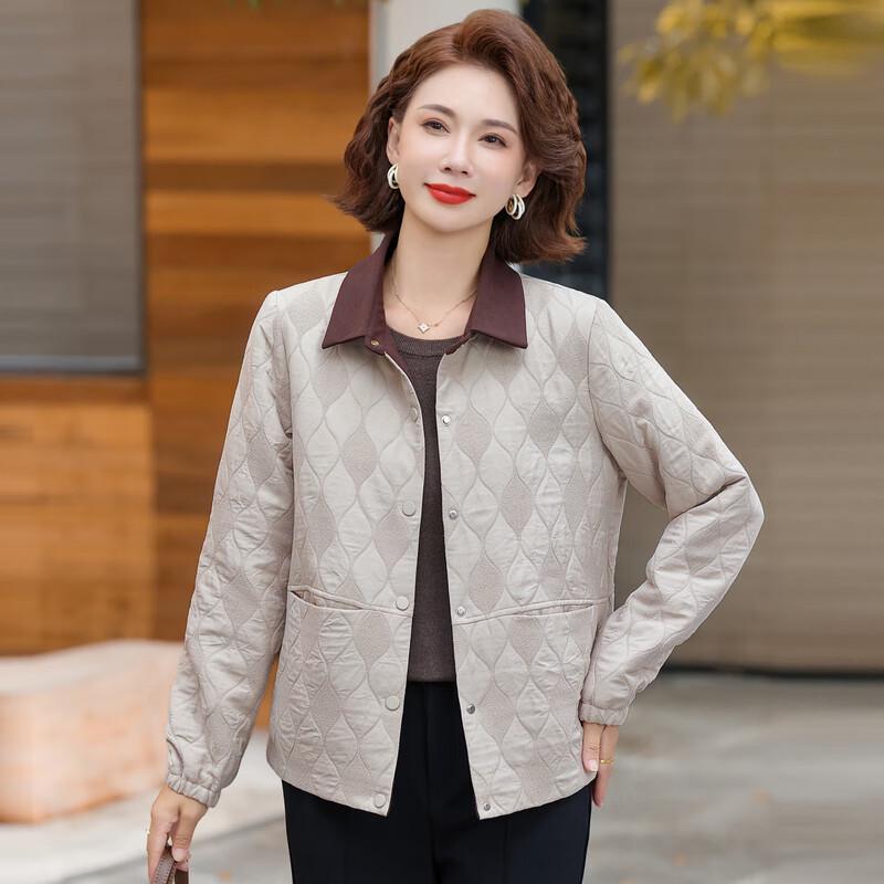 Xiaofu Women's Solid Color Lapel Jacket