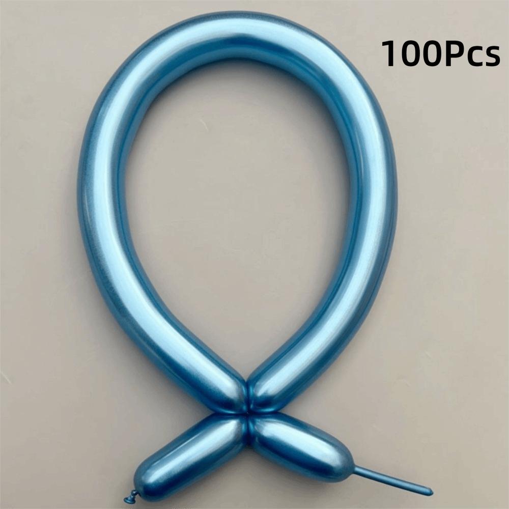 100Pcs Metallic Latex Balloons Glossy Metal Inflatable Balloon Decorations Party Decoration
