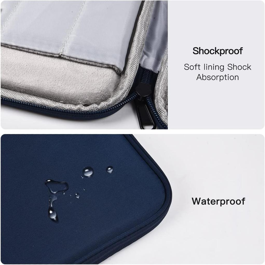Laptop Sleeve Handbag for Macbook M4 Air13 15 Pro14 16 Waterproof Zipper Notebook Bag Macbook Air Pro M1 M2 M3 13 14 15 16inch