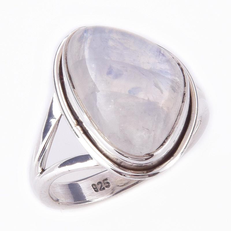 Natural Rainbow Moon Stone Gemstone Handmade 925 Sterling Silver Ring S.6 U8l14