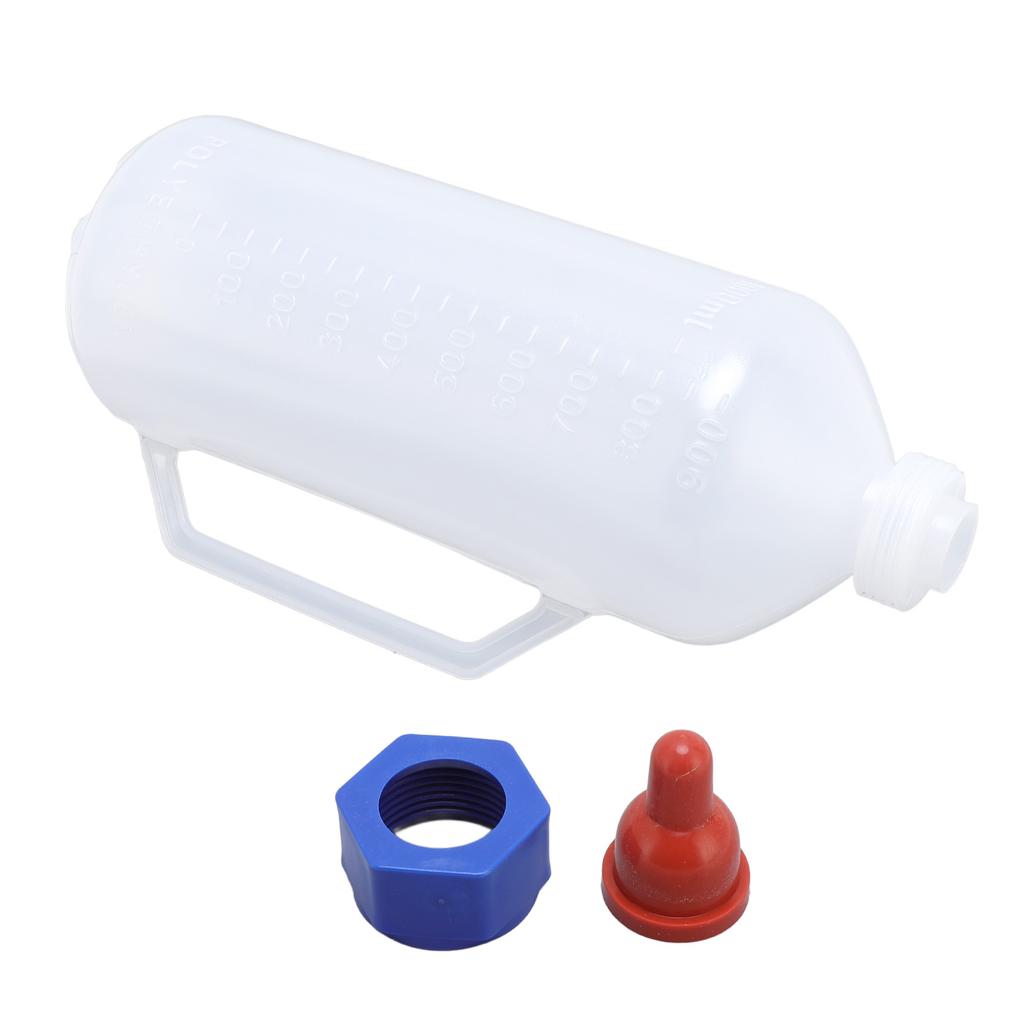 Lämmerflasche mit Schnuller und Griff Kälbertränke Milchflasche für Kind Vieh 1L Fassungsvermögen