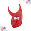 Body Caliper Clip Red Lcd Display Measuring Tool Portable Fitness Fat Analyzer For Accurate Fat Analysis Health Care