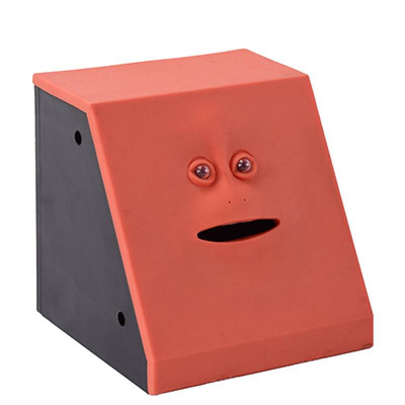 Face Piggy Bank Sensing Money Eating Monkey Mouth Can Move Gifts Childrens