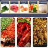 1PACK Electric Meat Grinder Stainless Steel Noodle Machine, Food Processor for Shredded Meat, Vegetables and Fruits, 500 Watts, American Plug