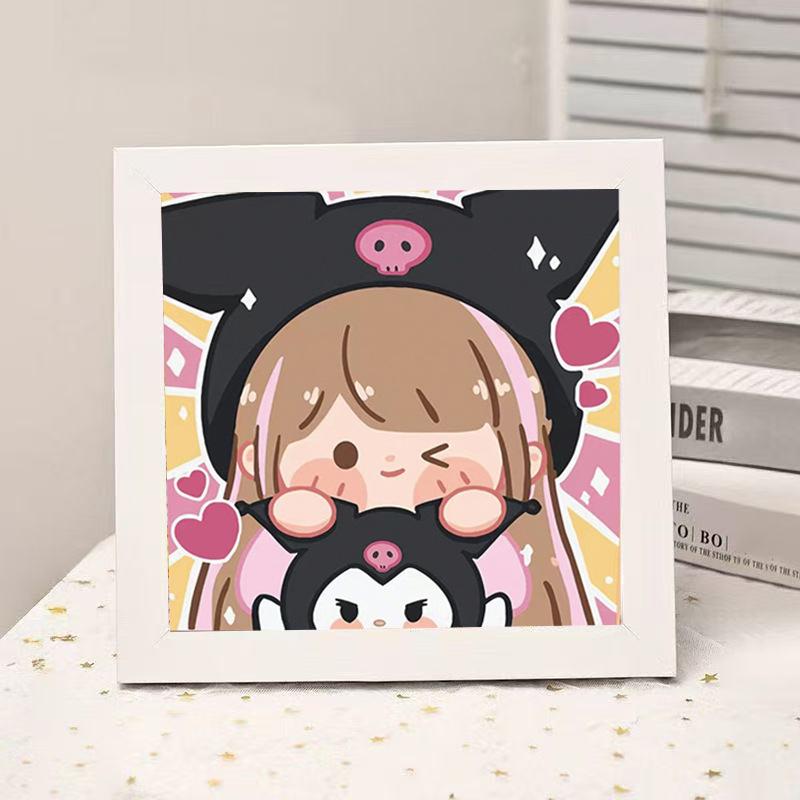 High-End Diamond Painting Diy Van Gogh Starry Sky Cat Creative Handmade Toy Table Decoration Diamond Painting With Frame