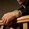 Mens Diamond Watches Quartz with Date Display Zinc Alloy Daily Waterproof Hip Hop Luxury Watch