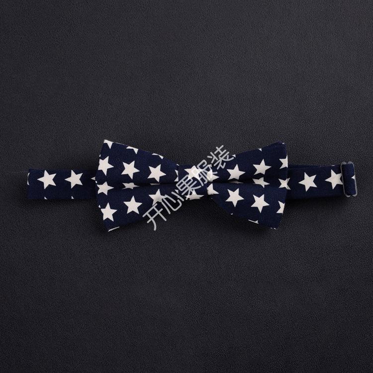 Men's Slim Fit Floral Retro Cotton Linen Bow Tie - Unisex Hong Kong Style for Weddings and Casual Workwear