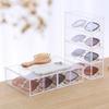Glasses Storage Case Multi Compartment Eyeglasses Holder Portable Spectacle Organizer Dustproof Sunglasses Storage Box